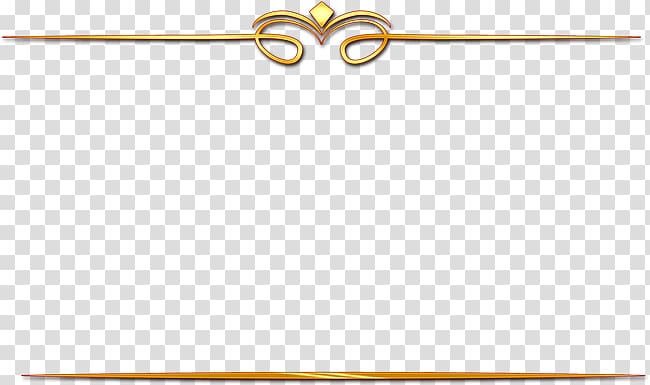 gold pattern dividing line transparent background PNG clipart