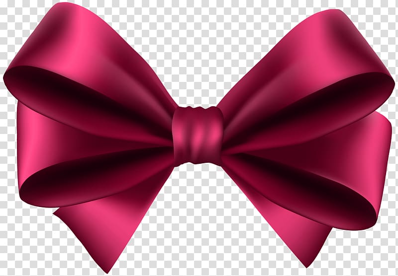 pink bow accent, Ribbon , Bow transparent background PNG clipart