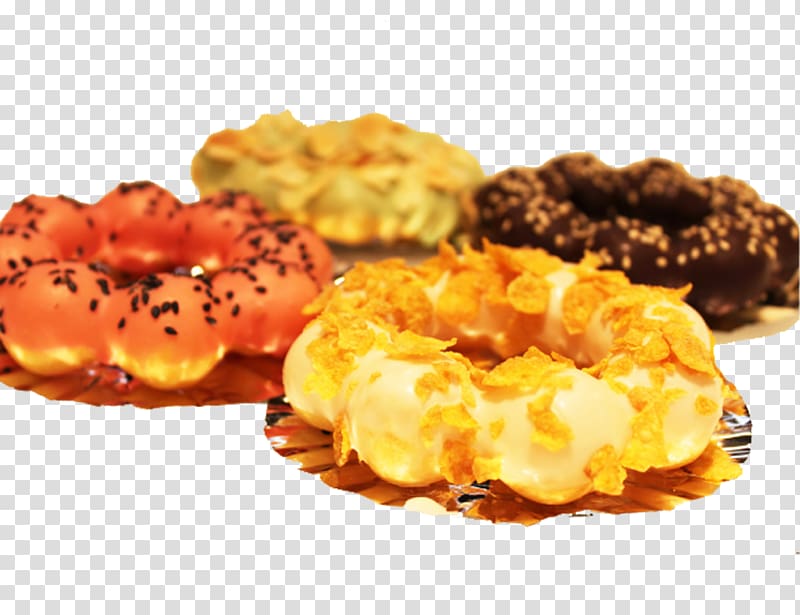 Doughnut Cookie Cake Pie Bakery Baking Food, French bagels transparent background PNG clipart