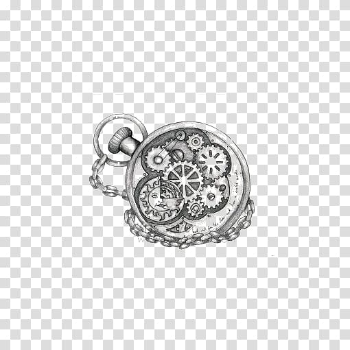 Pocket Watch - Tattoo Design Ideas - BlackInk AI
