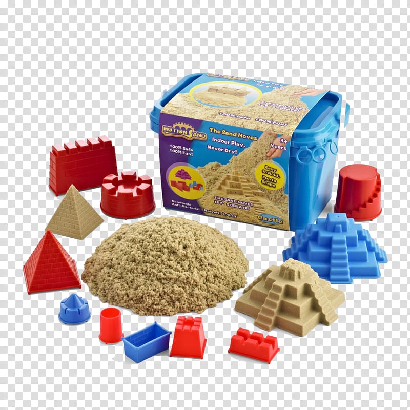 Sand art and play Kinetic Sand Motion Toy, sand crane toy transparent background PNG clipart