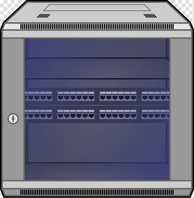 19-inch rack Computer Servers Computer network , rack transparent background PNG clipart