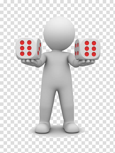 white human form holding two dices , 3D computer graphics Character Three-dimensional space , Tropsch dice villain transparent background PNG clipart