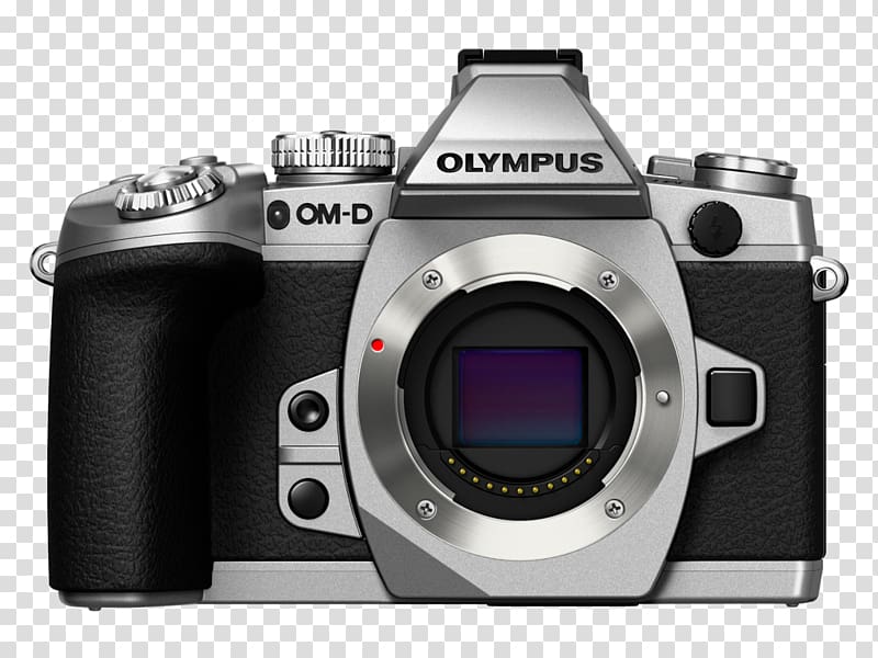Olympus OM-D E-M5 Mirrorless interchangeable-lens camera Micro Four Thirds system Olympus OM-D E-M1 Micro 4/3 Digital Camera Olympus OM-D E-M1 16MP Mirrorless Digital Camera with 3-inch LCD, Camera transparent background PNG clipart