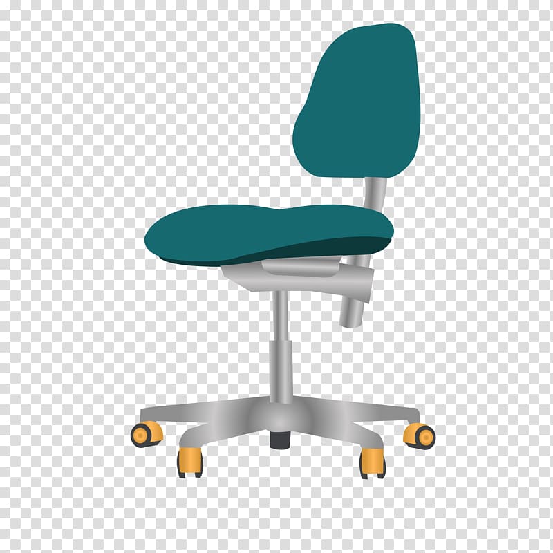 Table Swivel chair, office chair transparent background PNG clipart