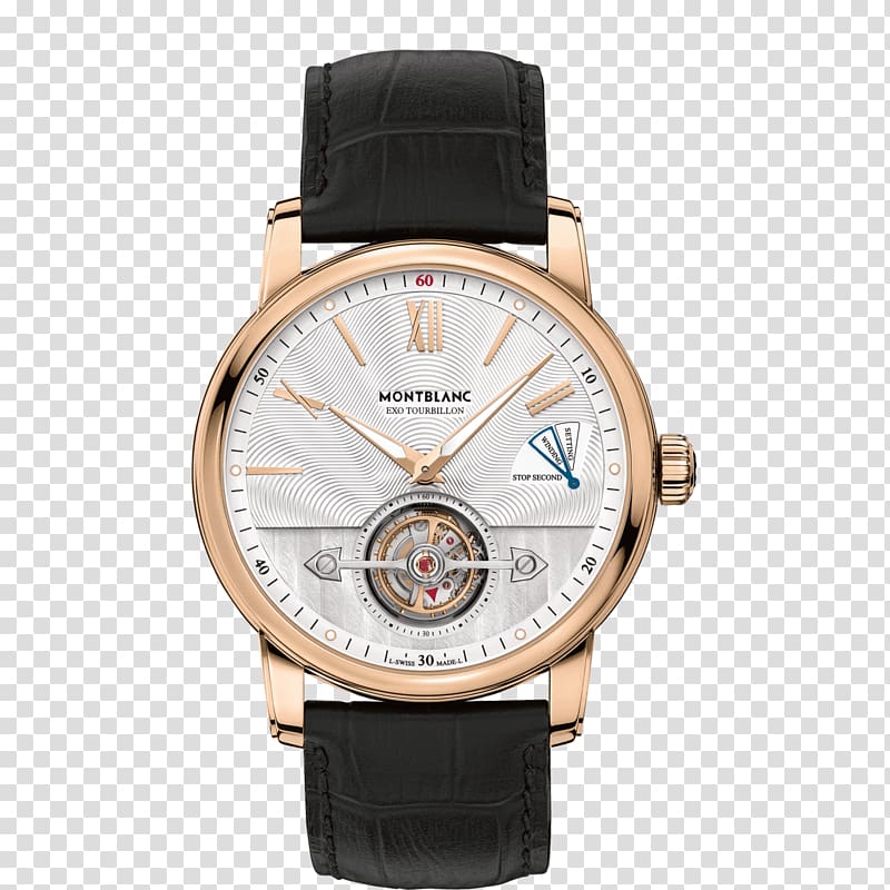 Montblanc Watch Jewellery Chronograph Salon international de la haute horlogerie, watch transparent background PNG clipart