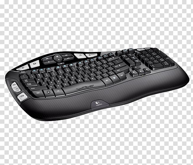 Computer mouse Computer keyboard Logitech Unifying receiver Trackball, Computer Mouse transparent background PNG clipart