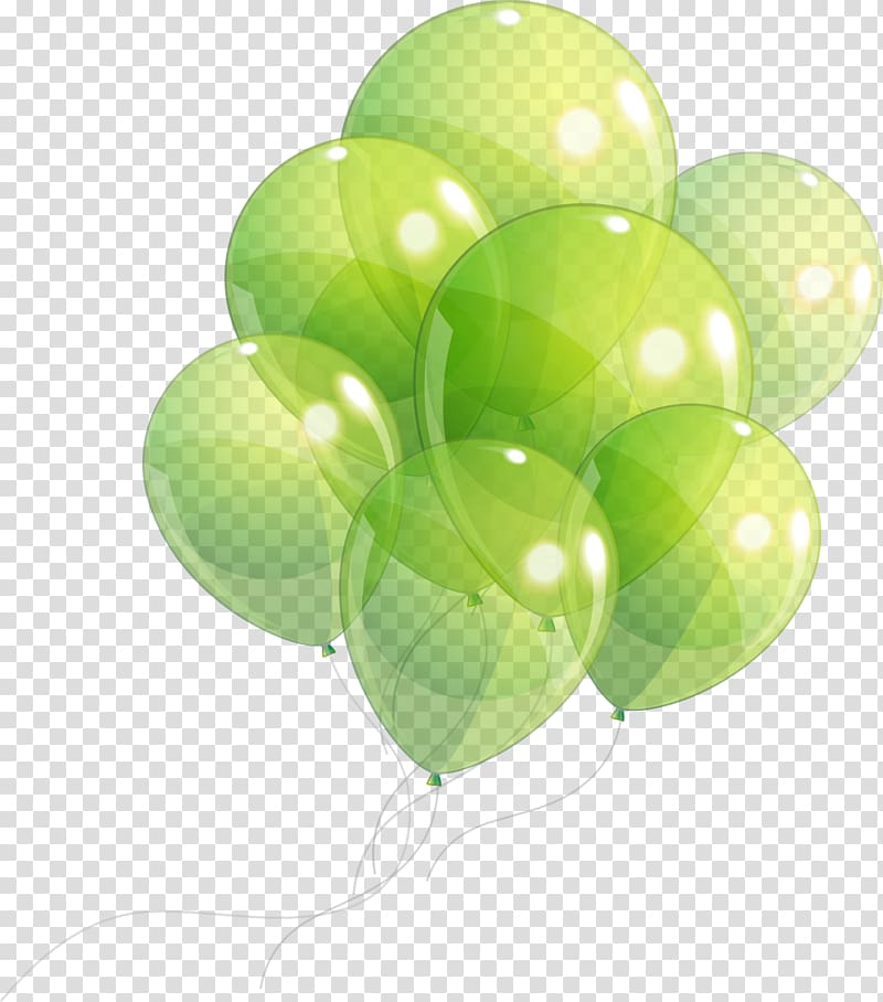 green gas balloons illustration, Balloon Fruit, air baloon transparent background PNG clipart