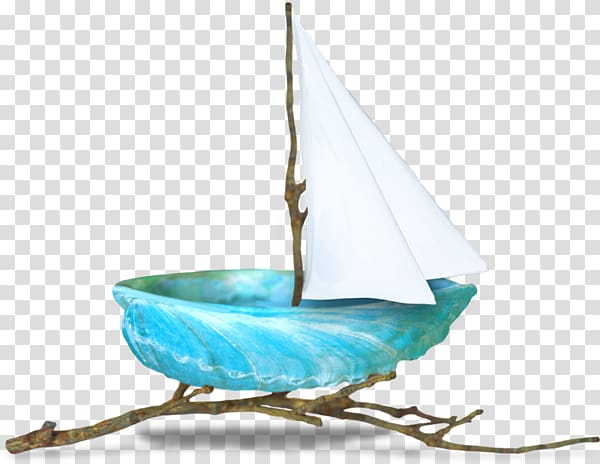 Boat Sail Ship , Blue boat cartoon tree branch transparent background PNG clipart