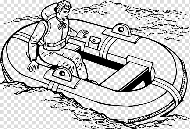 Lifeboat Inflatable boat Raft Life Jackets , boat transparent background PNG clipart