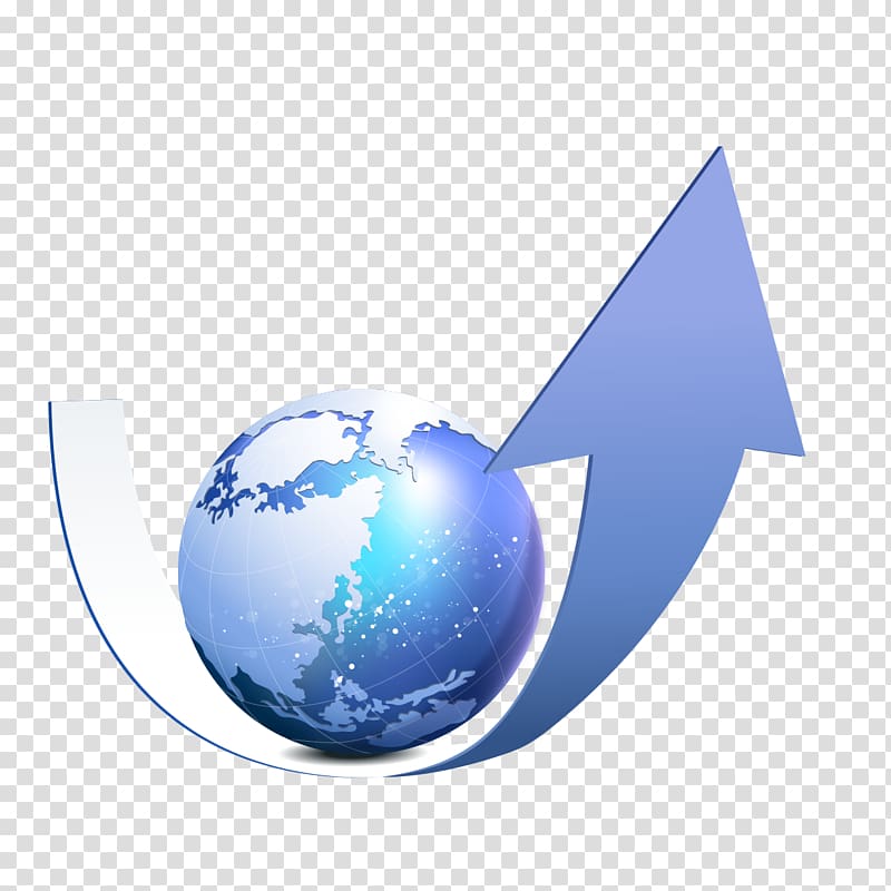earth rotating arrowhead transparent background PNG clipart