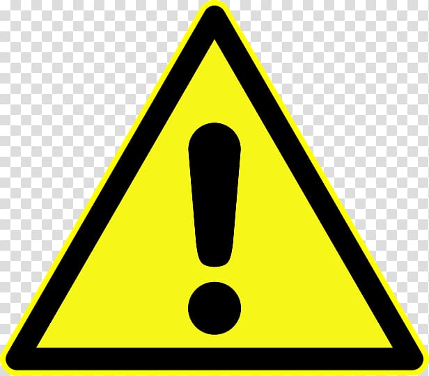 Warning sign Hazard symbol, symbol transparent background PNG clipart