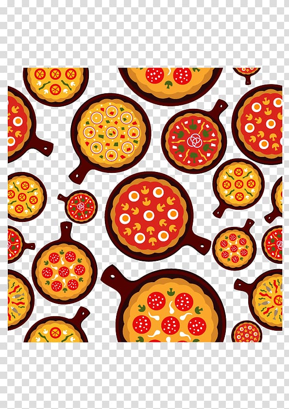 Pizza Chataamari Fast food Italian cuisine, Cartoon Pizza transparent background PNG clipart