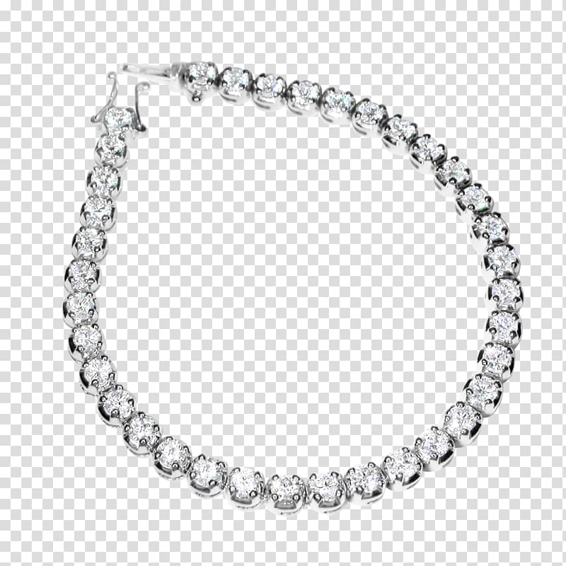 Necklace Bracelet Silver Jewellery Cubic zirconia, necklace transparent background PNG clipart