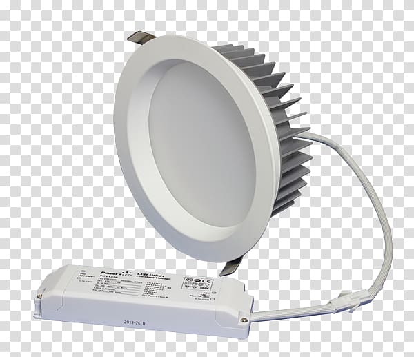 Recessed light LED lamp Light-emitting diode High-power LED, glare efficiency transparent background PNG clipart