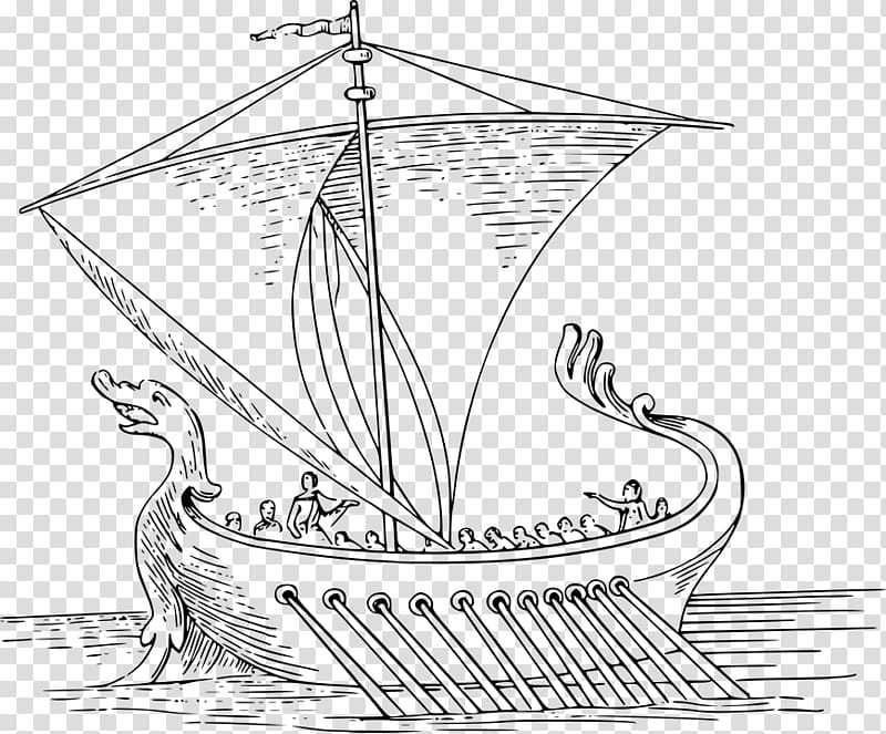 Coloring book Ancient Rome Drawing Boat, boat transparent background PNG clipart