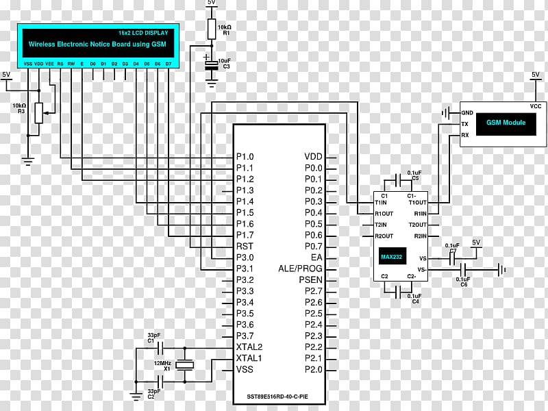 Electronic component Circuit diagram Wiring diagram Electronic circuit Electronics, notice board transparent background PNG clipart