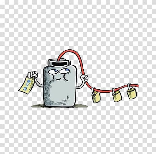 Carbon monoxide poisoning Coal gas Liquefied petroleum gas Fuel gas, Cartoon gas tank lock transparent background PNG clipart