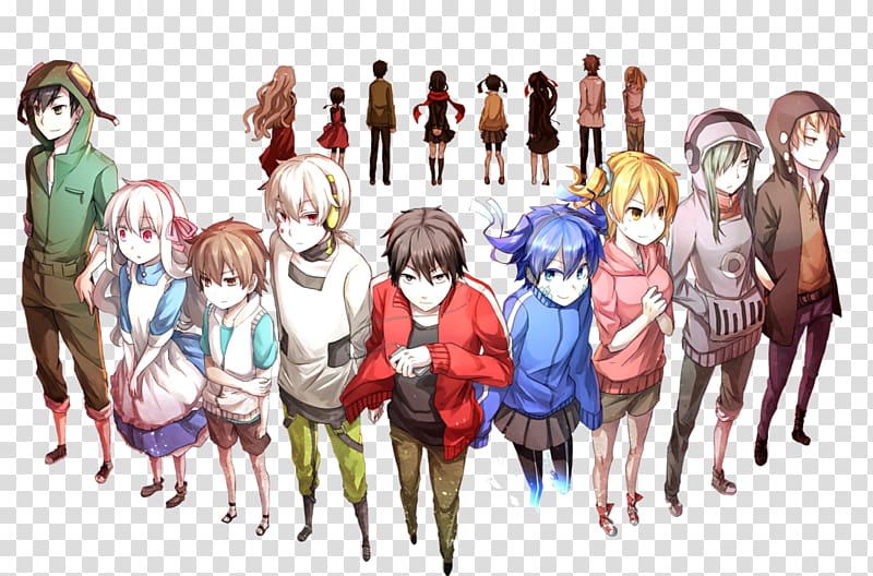 Kagerou Project Anime Manga Children Record Fan art, Anime transparent background PNG clipart