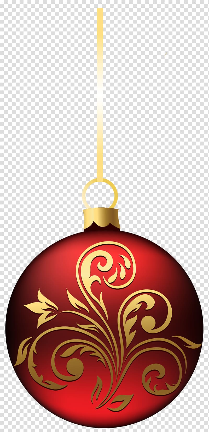 Christmas ornament Christmas decoration , Large BlueRed Christmas Ball Ornament , red and brown pendant lamp transparent background PNG clipart