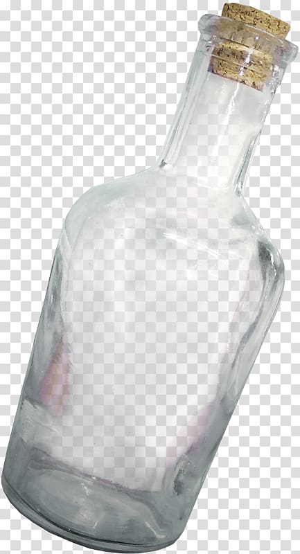 Glass bottle Water bottle, Glass bottle water bottle material free to pull transparent background PNG clipart