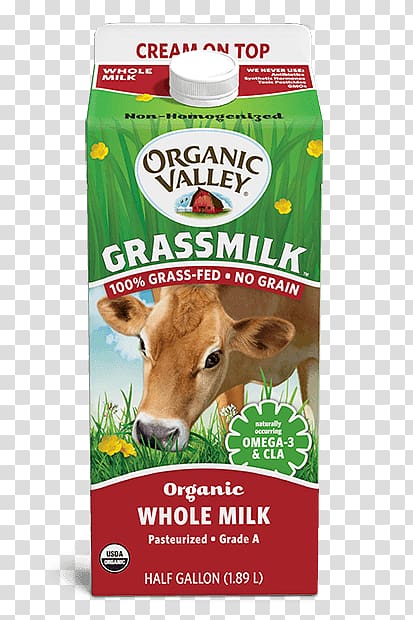 Organic milk Organic food Cream Organic Valley, grass top view transparent background PNG clipart