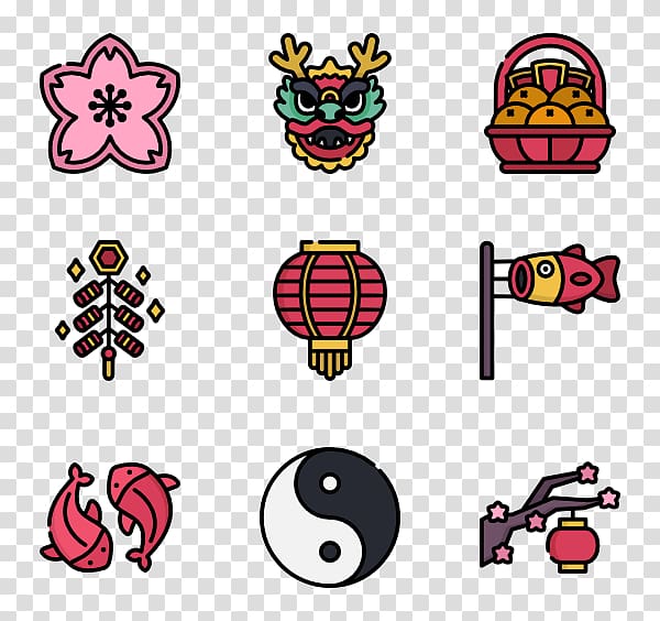 Chinese New Year Computer Icons , chinese new year font elements transparent background PNG clipart