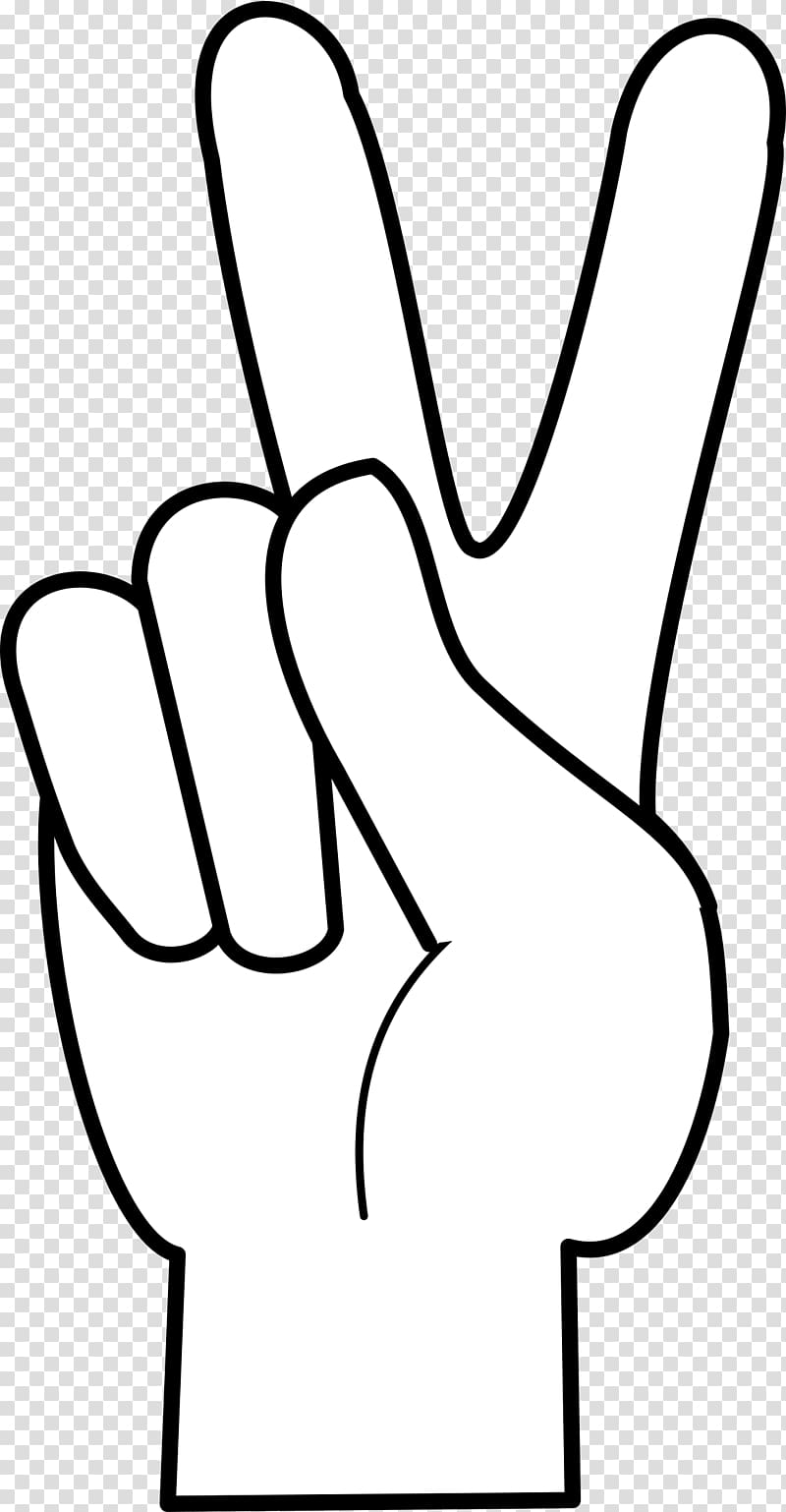 Peace symbols V sign Finger , symbol transparent background PNG clipart