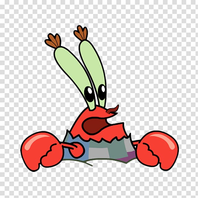 Mr. Krabs Squidward Tentacles Crab Cartoon , Lovely cartoon crab boss transparent background PNG clipart