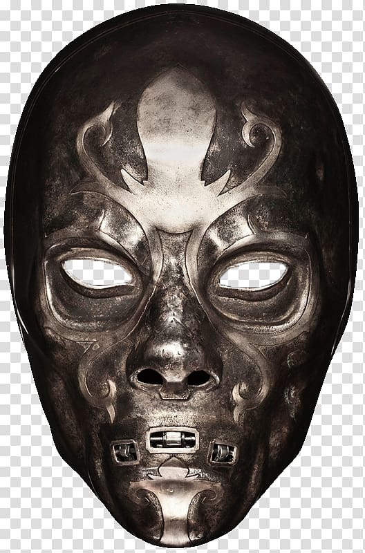 The Elder Scrolls V: Skyrim Lord Voldemort Death Eaters Bellatrix Lestrange Mask, mask transparent background PNG clipart