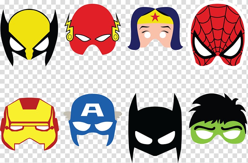 assorted DC character logo illustration, Batman Iron Man Batgirl Flash Superhero, hero transparent background PNG clipart