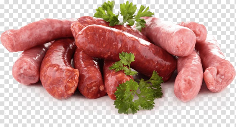 Halal Turkey Boucherie Meat Sausage, meat transparent background PNG clipart