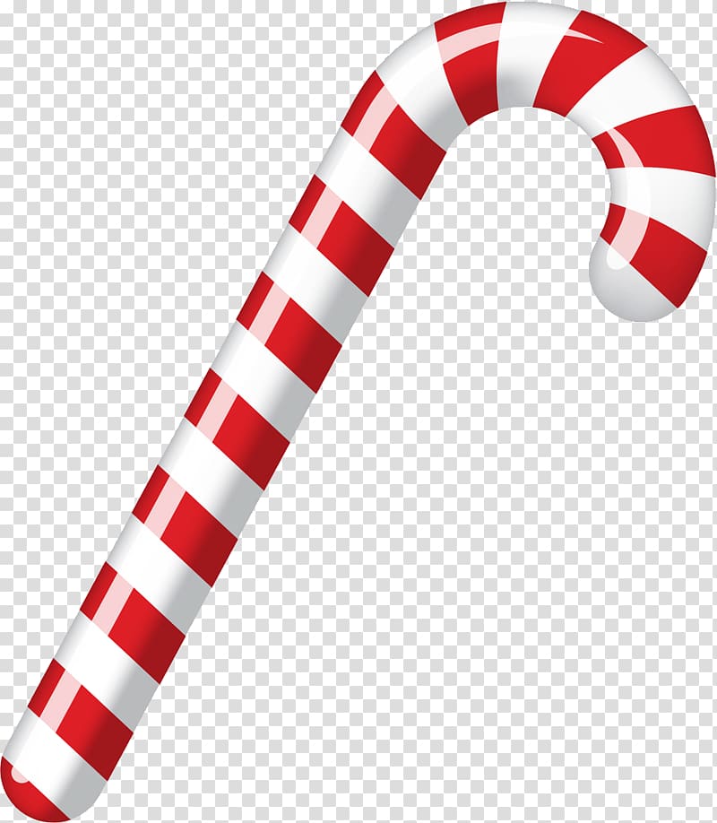Candy cane Stick candy Ribbon candy Eggnog, Christmas candy transparent background PNG clipart