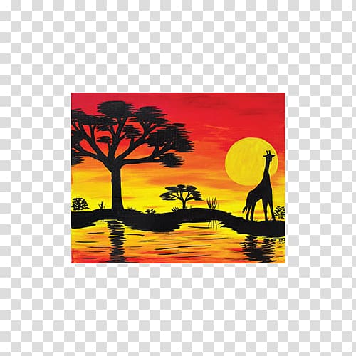 Painting Giraffe Art Acrylic paint Fun with Pottery, painting transparent background PNG clipart