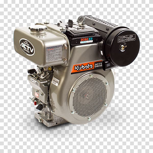 Gas engine Kubota Corporation Agricultural machinery Diesel engine, engine transparent background PNG clipart