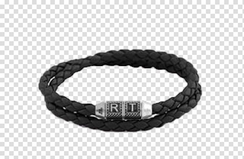 Bracelet Leather Tateossian Jewellery Braid, Messi Black Bracelet transparent background PNG clipart