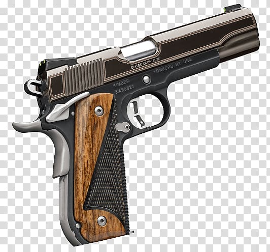 Kimber Custom Kimber Manufacturing .45 ACP Pistol Firearm, kimber revolver transparent background PNG clipart