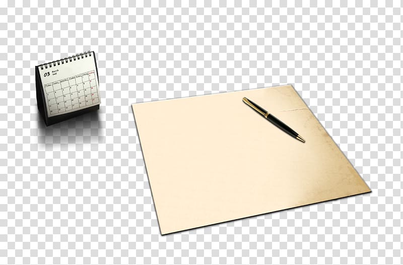 Paper Brand Box, Free calendar pen paper clip to pull transparent background PNG clipart