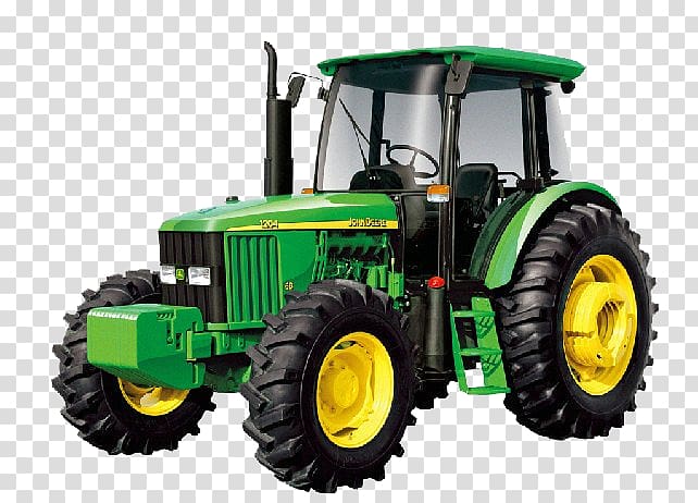 John Deere Tractor Loader Agriculture Heavy Machinery, Tractor Equipment transparent background PNG clipart