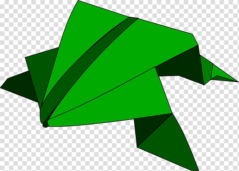 Frog Paper Origami Crane , Origami transparent background PNG clipart