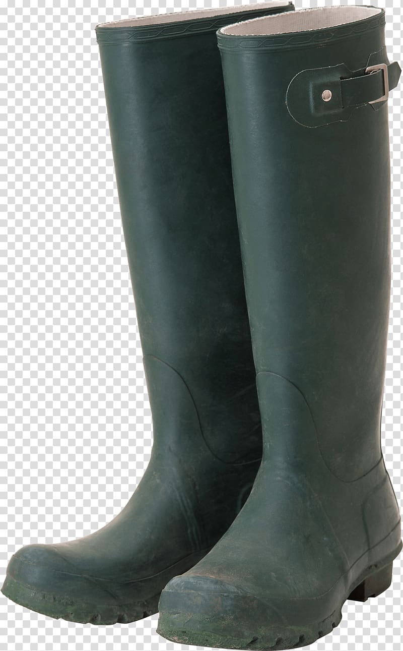 black rain boots, Rain Boots transparent background PNG clipart