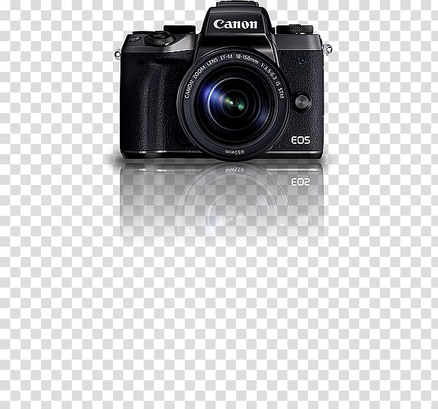 Canon EOS M50 Canon EOS M6 Canon EF-M 18–150mm lens Canon EF lens mount, Camera transparent background PNG clipart