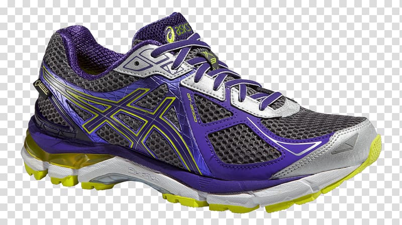 Asics Women\'s GT-2000 2 BR Running Asics GT-2000 3 G-TX, Women\'s Running Shoes, Black (Charcoal/Deep Purple/Lime 9736), 4 UK Sports shoes, silver dress shoes for women size 13 transparent background PNG clipart
