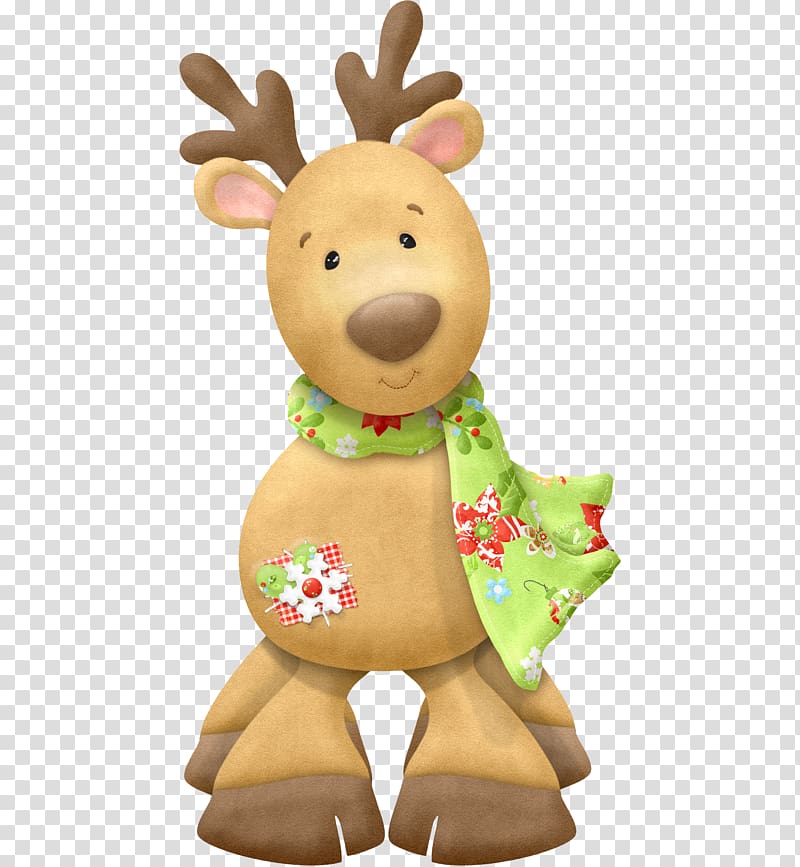 Rudolph Reindeer Santa Claus Christmas , reindeer transparent background PNG clipart