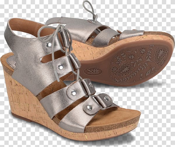 Shoe Sofft Carita Leather Wedge Sandal, Ruelala for Her Footwear, sandal transparent background PNG clipart