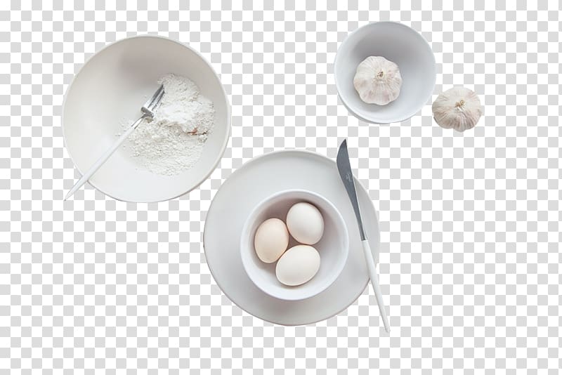 Chicken egg Flour, Eggs flour garlic transparent background PNG clipart