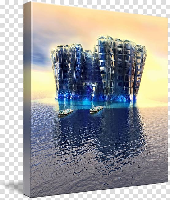 Water resources Cobalt blue Desktop , sea city transparent background PNG clipart