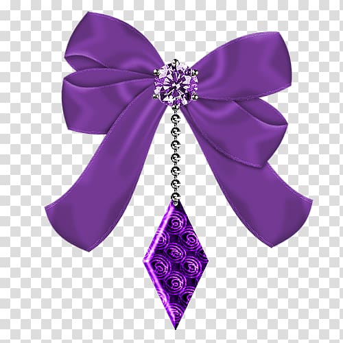 Ribbon Knot Paper Purple , ribbon transparent background PNG clipart