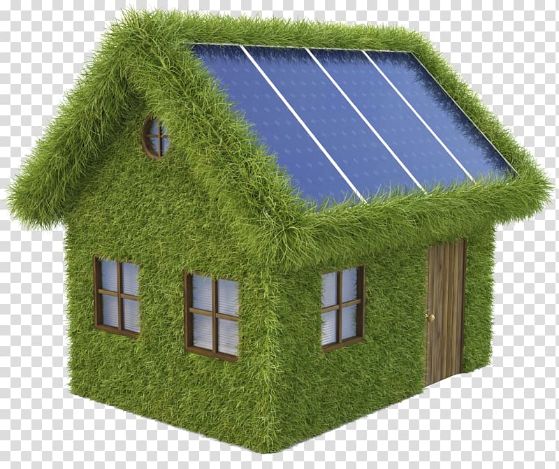 House Environmentally friendly Green home Green building, roof transparent background PNG clipart