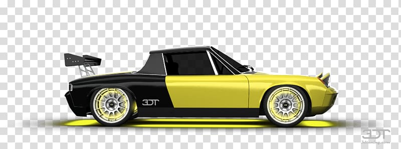 City car Truck Bed Part Compact car Motor vehicle, Porsche 914 transparent background PNG clipart